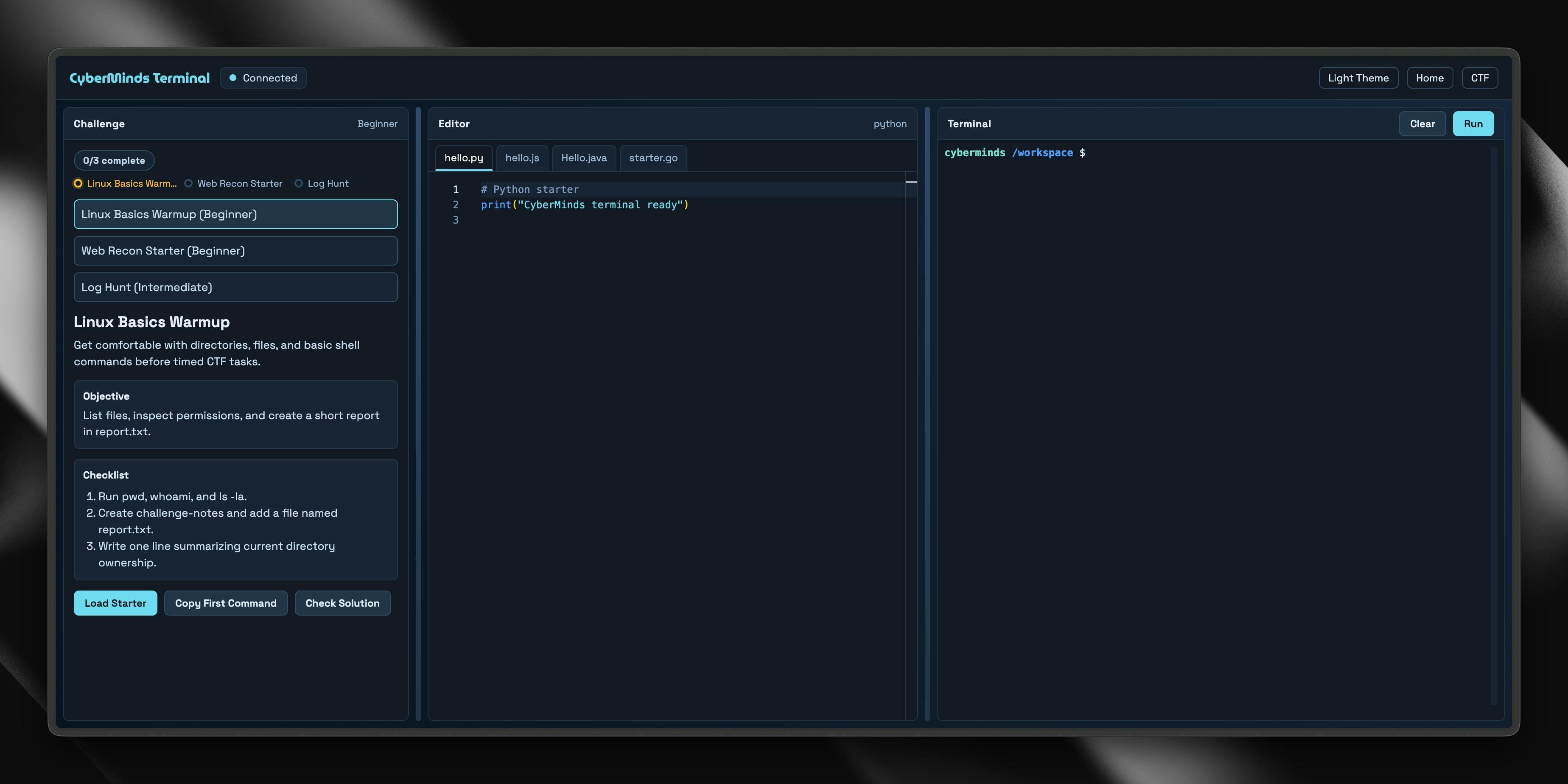 I Built a Terminal and Code Editor